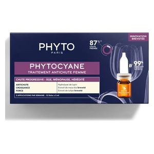  Phytocyane Progressive Hair Loss Treatment for Women 12*5 ml - Phyto 