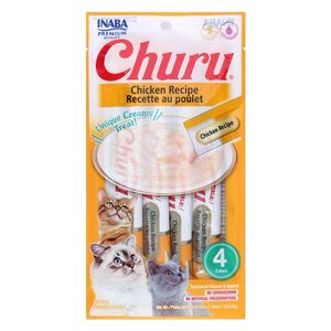 Inaba Churu Chicken Recipe Cat Snack - 4 Pieces