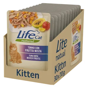 Life Cat Natural Tuna With Anchovies Cat Food - 30 Piece
