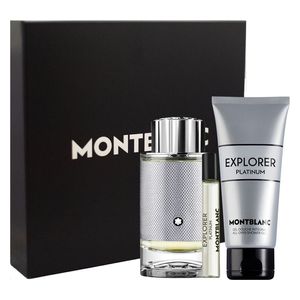  مجموعة هدايا اكسبلورر بلاتينيوم 3 قطع - مونت بلانك 