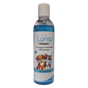  Luna Luna Antifungal & Insecticidal Cats and Dogs Shampoo - 250ml 