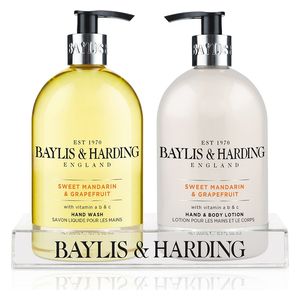  Sweet Mandarin & Grapefruit Hand Wash & Lotion Set 2 PCS-Baylis & Harding 