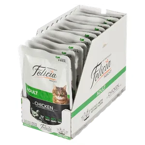 Felicia Adult Chicken Cat Food - 12 Piece