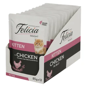 Felicia Kitten Chicken Cat Food - 12 Piece