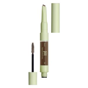 Pixi Natural Brow Duo Eyebrow Pencil & Gel - Waterproof, 2.5 ml - 0.2 g, Deep Brunette