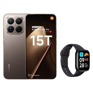  Xiaomi 15T Pro - Dual SIM - 6.83 Inch, 144 Hz, OLED - MediaTek Dimensity 9400+ (3nm) - 5500mAh + Xiaomi Redmi Watch 3 Active 