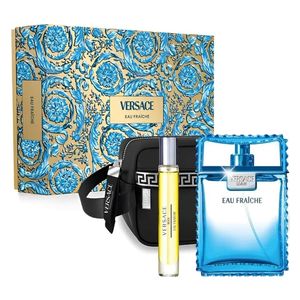  Versace Man Eau Fraiche Perfume Set for Men with Bag - Mini Perfume 