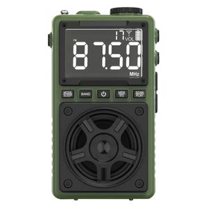  Green Lion Voyager Portable Radio with Bluetooth Speaker - 5W - Green 