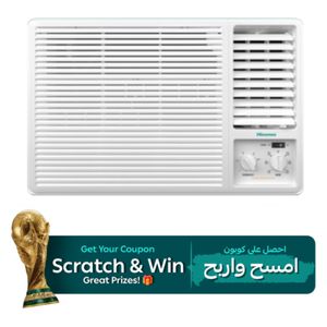  Hisense QAW-18DT - Window AC - 1.5 Ton - On-Off - White 