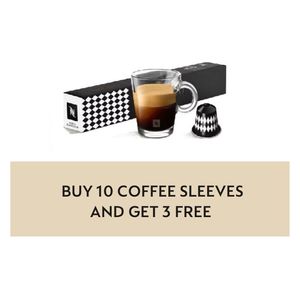  Nespresso - Original Coffee Capsules - Paris Espresso - 10 Boxes of Coffee Capsules + 3 Free Boxes 