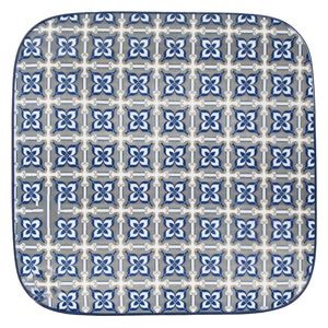 Porcelain Plate, 22.3 cm - Blue