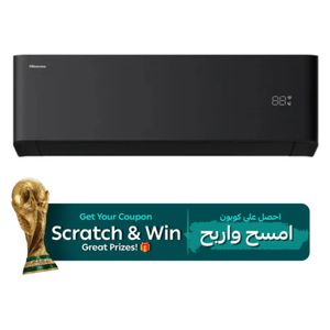  Hisense QAS-18UFHBB - Wall Mounted Split AC - 1.5 Ton - Inverter - 6 Ampere Control Levels - Black - 2026 Edition 
