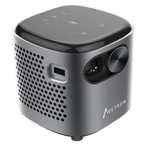  جهازعرض أفيترون Ion الذكي - DLP - ذاكرة 32GB - رام 1GB - نظام Android 11 - بطارية مدمجة - رمادي 