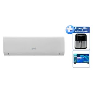 Gorenje GAS18UT - Wall Mounted Split Air Conditioner - Inverter - White + Hisense 32-Inch A4N - Smart - HD - LED - 2024 Model + Gorenje AF1700B - Air Fryer - Black