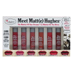  The Balm Meet Matte Hughes 6 Mini Long Lasting Liquid Lipsticks Kit 