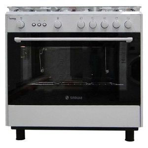  Inside BRS 9041-MST - 5 Burners - Gas Cooker - Steel 