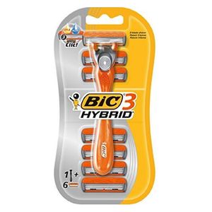  Hybrid Shaving Razor with 6 cartridges 