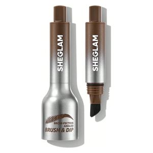  Sheglam Brow Fection Angled Brush & Dip ,Taupe 