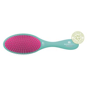  Brush Recycled Plastic Detangler Medium Thick - Turquoise-Olivia Garden 