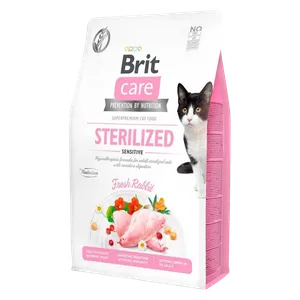 بريت كير طعام للقطط المعقمة والحساسة خالي من الحبوب - 2 كغم
