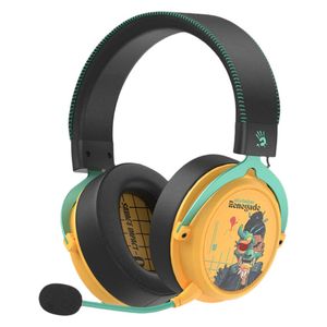  Bloody MR595 - Wired & Wireless Gaming Headset - 135-Hour Battery - Sunset 