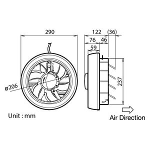 KDK 20WAA - Ventilating Fan