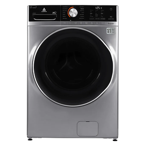 Alhafidh 21FL91 - 21Kg - 1300RPM - Front Loading Washing Machine - Silver