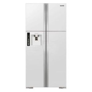 Hitachi R-W760PUQ7X - 25ft - French Door Refrigerator - Glass White