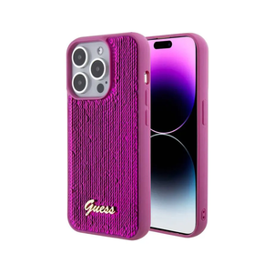 Guess GUHCP15XPSFDGSF - Mobile Cover For iPhone 15 Pro Max - Fuchsia