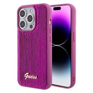 Guess GUHCP15XPSFDGSF - Mobile Cover For iPhone 15 Pro Max - Fuchsia