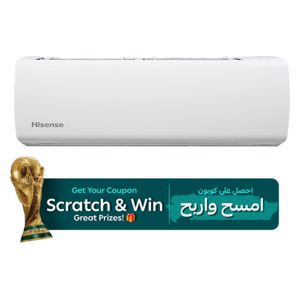  هايسنس سبلت جداري - 2.5 طن - واي فاي - QAS-30CFKA - أبيض 