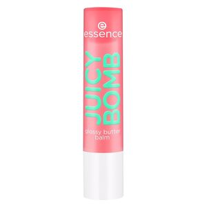 Essence Juicy Bomb Glossy Lip Balm - Moisturizes lips with creamy color and shine, 01 One In A Melon