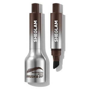  Sheglam Brow Fection Angled Brush & Dip ,Chocolate 