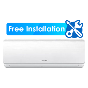 Samsung AR12BQHQGWK/IQ - 1 Ton - Wall Mounted Split - White - Free Installation