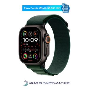  Apple Watch Ultra 2 GPS + Cellular, - 49mm - S - Black Titanium Case with Dark Green Alpine Loop 