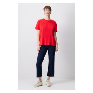 COTTON SHORT SLEEVE TSHIRT - Red / L