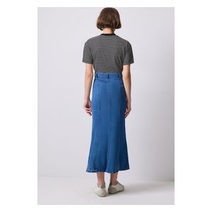 STRIPED BASIC T-SHIRT - Black / S