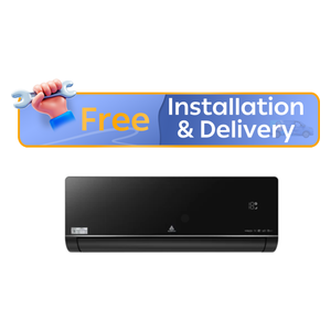 Alhafidh 26INVX - 2 Ton - Wall Mounted Split - Inverter - Amp Control - Black - Free Installation