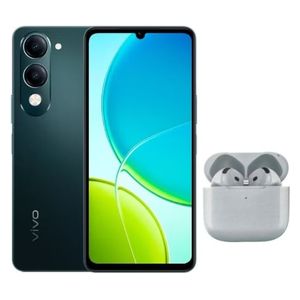  vivo Y04 - Dual SIM - 6.74-inch LCD - Unisoc T7225 - 6000mAh, 15W AI Phone + Earphone 