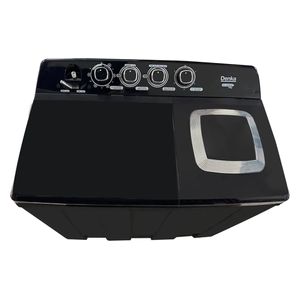  غسالة دنكا حوض مزدوج - 13 كغم - HI-13NWIB - اسود 