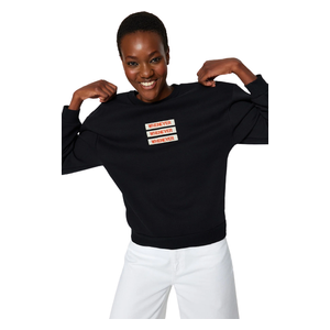 بلوزة نسائية فليس ترينديول ميلا - اسود