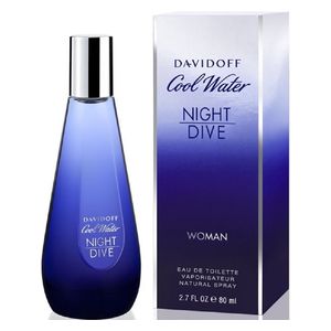  Cool Water Night Dive by Davidoff for Women - Eau de Toilette, 80 ml 