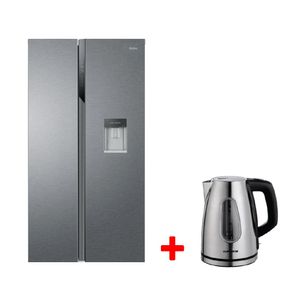  Haier GN163120XP - 20ft - Side By Side Refrigerator - Silver 