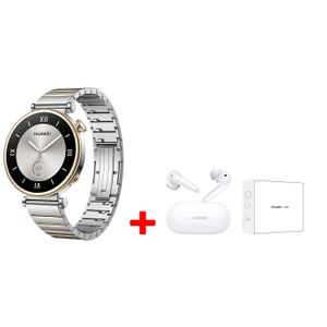  Huawei Aurora-B19T - Watch - Silver + Bluetooth Headphone In Ear 