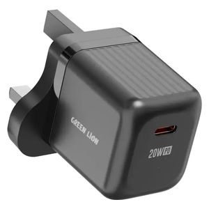 شاحن جداري كرين ليون - بقوة 20 واط - يو اس بي سي - اسود