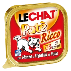 ليشات طعام قطط بنكهة كبد البقر والدجاج - 100 غم