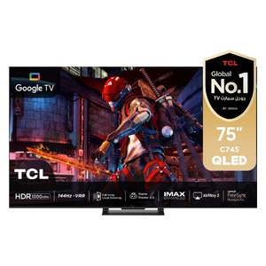 TCL 75-Inch C745 Series - Smart - 4K - QLED - 144Hz - 2023 Model