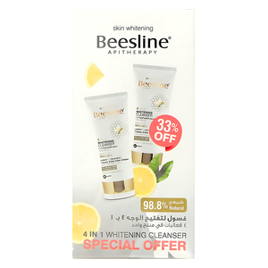  بيسلاين غسول تنظيف وتفتيح البشرة 4 في 1, 1+1, 150 مل 