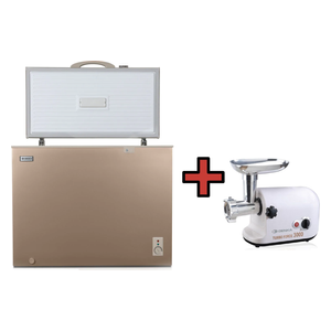  مجمدة افقية دنكا - 12 قدم - GCF-355CT - بيجي + مفرمة لحم دنكا - ARM-300MG 