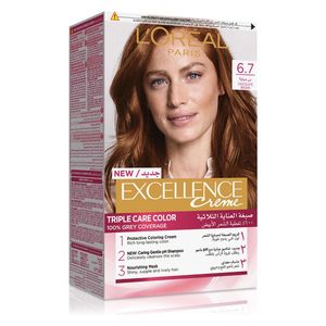  LOreal Paris Excellence Creme Permanent Hair Color - 6.7 Chocolate Brown 